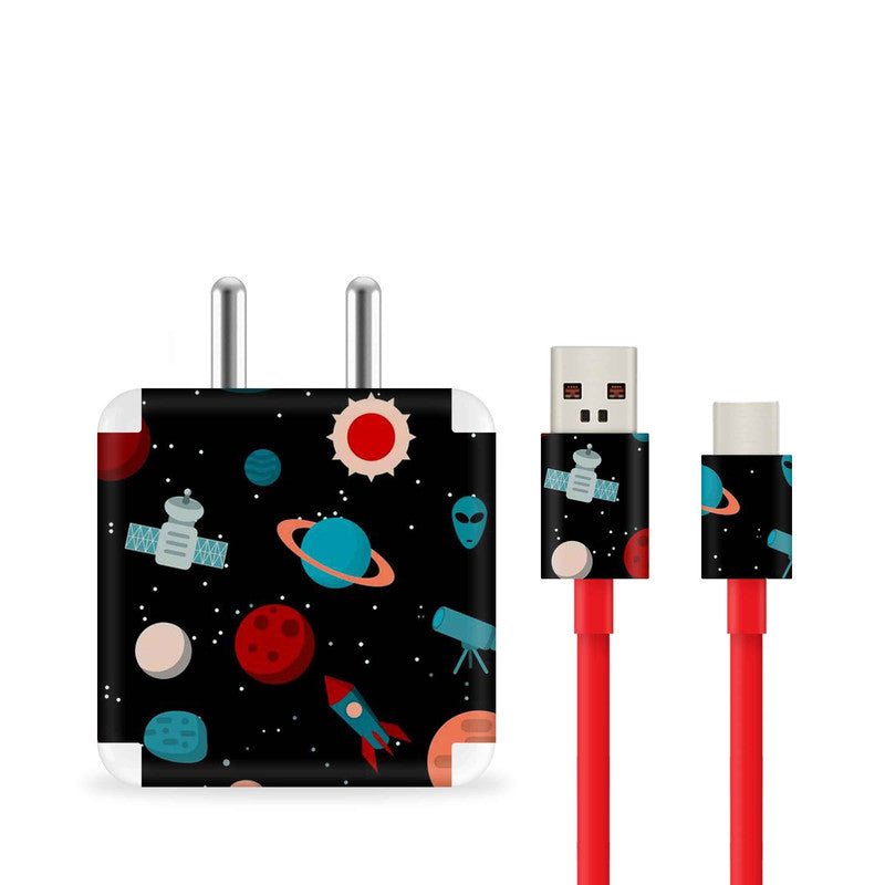 Alien In Space Charger Skin Secondary image