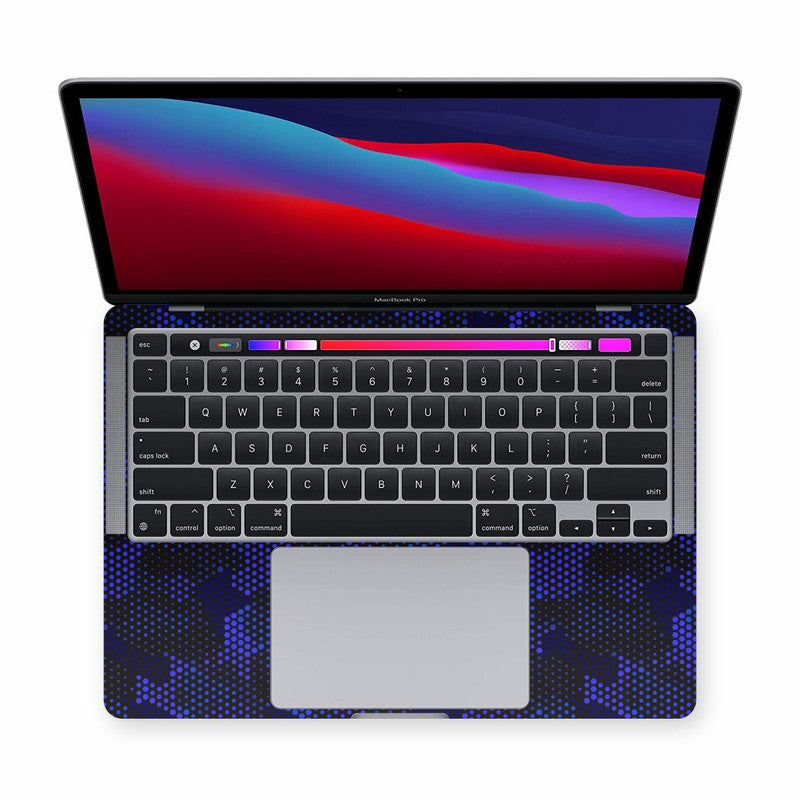 MacBook Matrix Design - Blue 1 Laptop Skins Secondary image