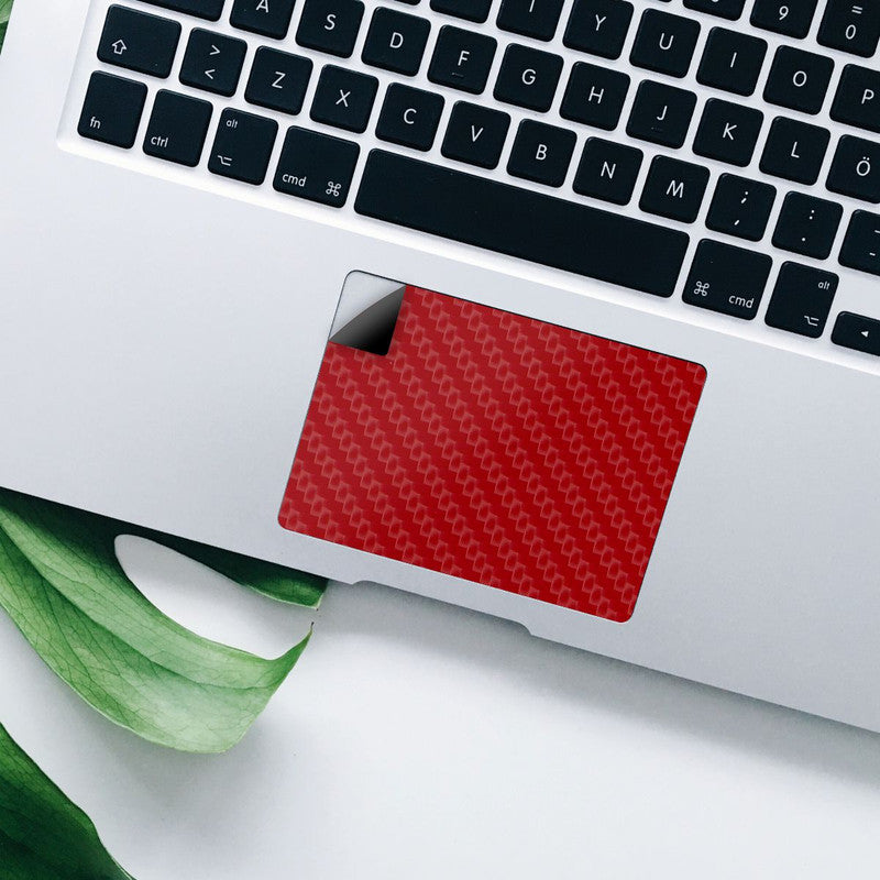 Red Carbon TrackPad Skin