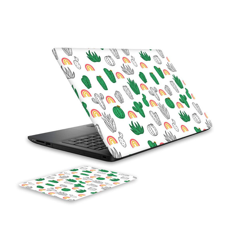 cactus-2-laptop-skin-and-mouse-pad-combo WrapCart India Main image