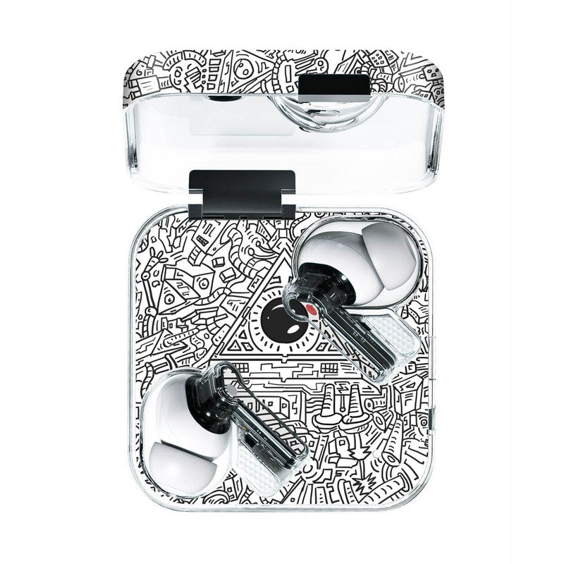 Nothing Ear Robotic Doodle Skin Main image