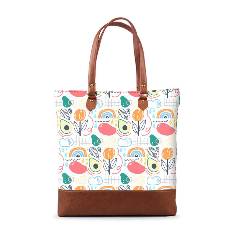 Fruit Abstract Tall Tote Bag Main image