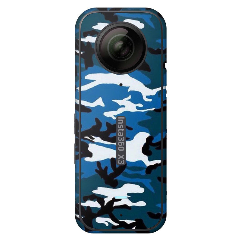 Dark Blue Camo Insta 360 Skin Main image