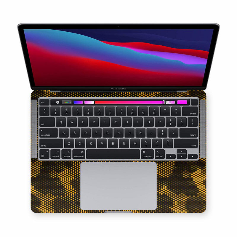 MacBook Matrix Design - Orange 1 Laptop Skins Secondary image