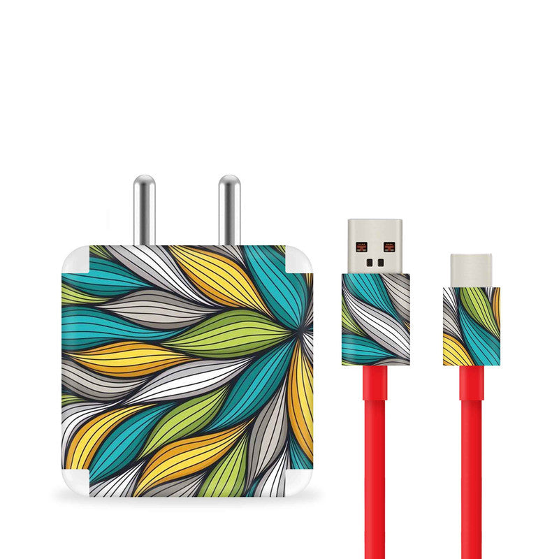 Psychedellic Floral Charger Skin Secondary image
