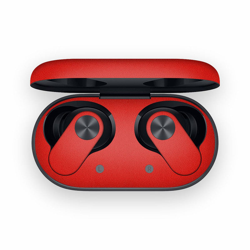 Matte Red OnePlus Nord Buds 2 Skin Main image