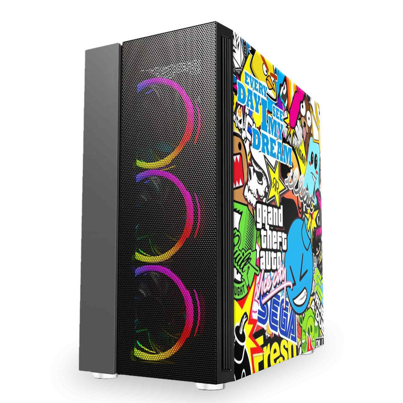 Vice City Stickers CPU Wrap Main image
