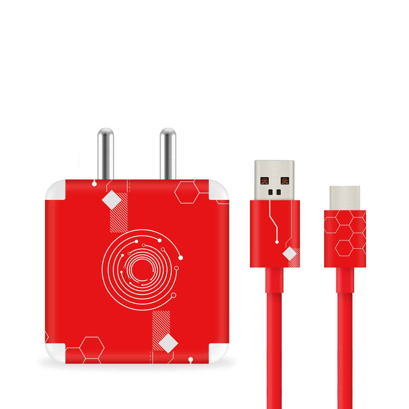 Techy Red Charger Skin Secondary image