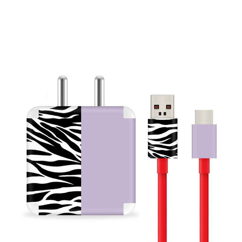 Zebra Binate Charger Skin Secondary image