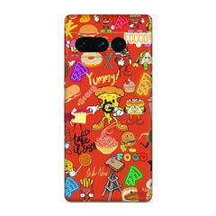 Food Abstract Google Pixel Skin