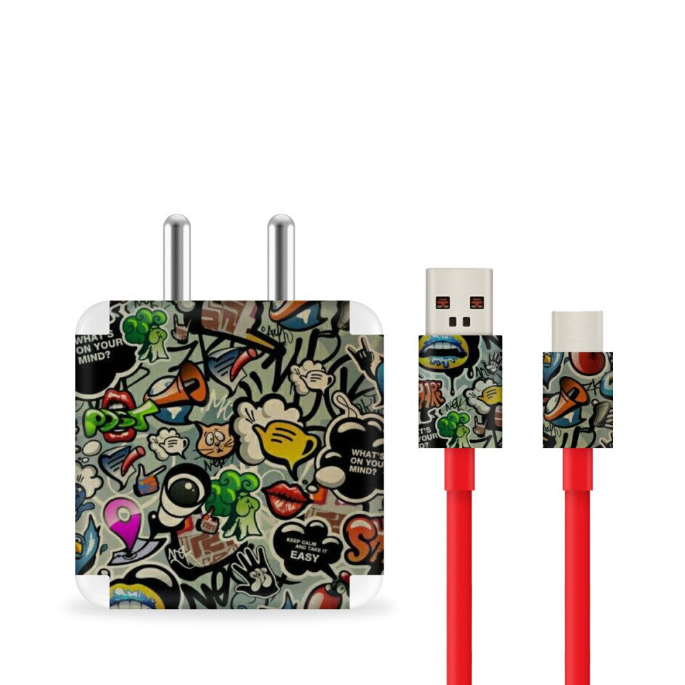 Vocalize Abstract Charger Skin Secondary image
