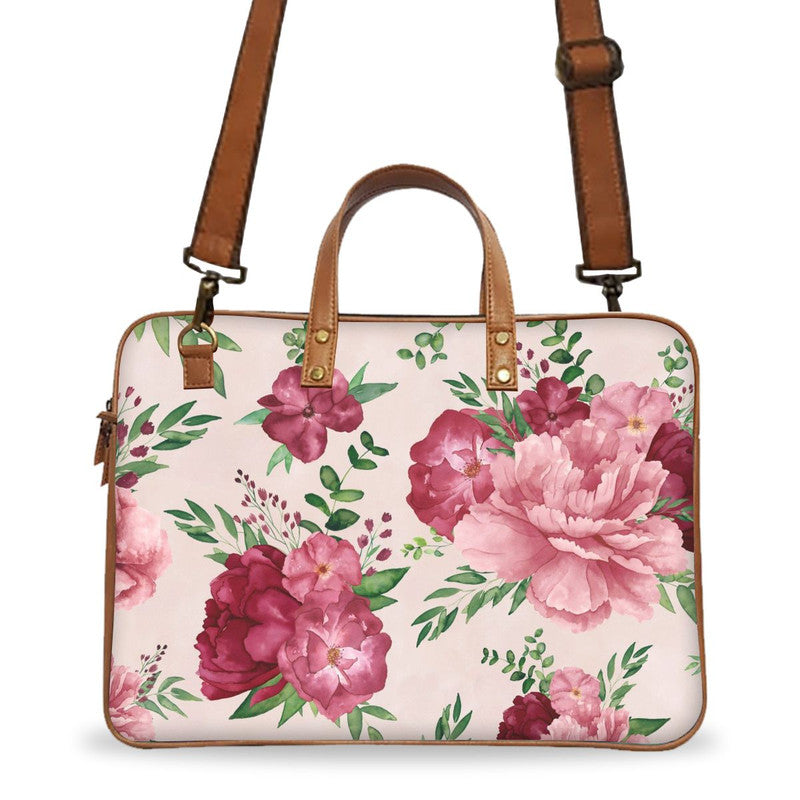 Floral Print 2 Deluxe Laptop Bag Main image