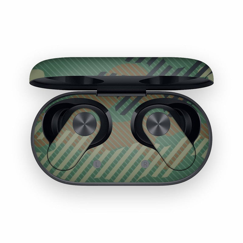 Military Green Camo OnePlus Nord Buds 2 Skin Main image