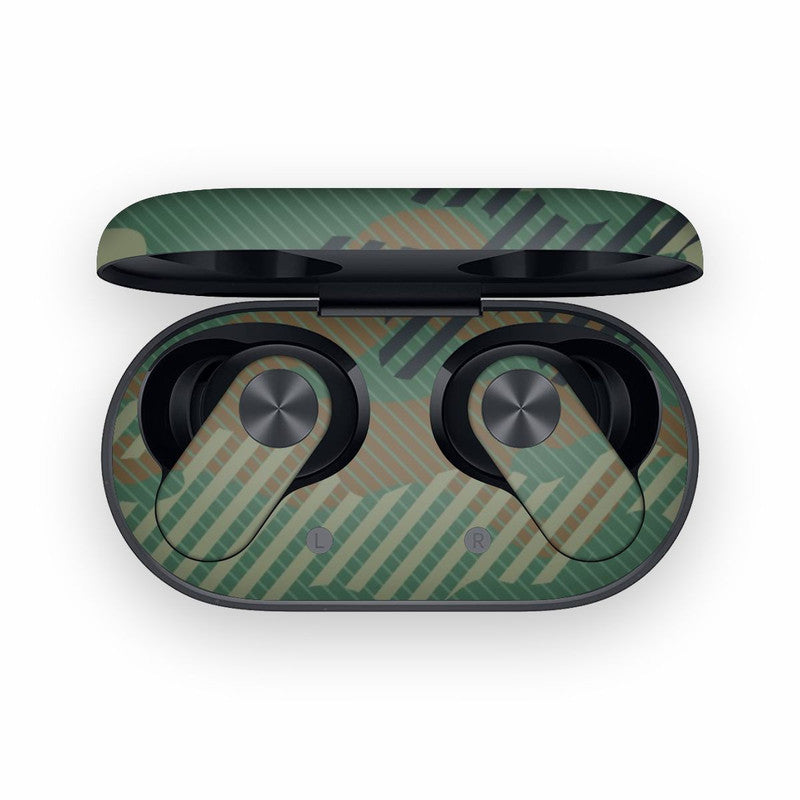 Military Green Camo OnePlus Nord Buds 2 Skin