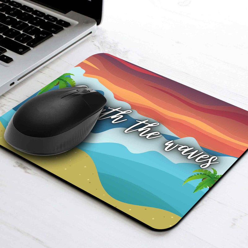 Go With The Waves MousePad Main image