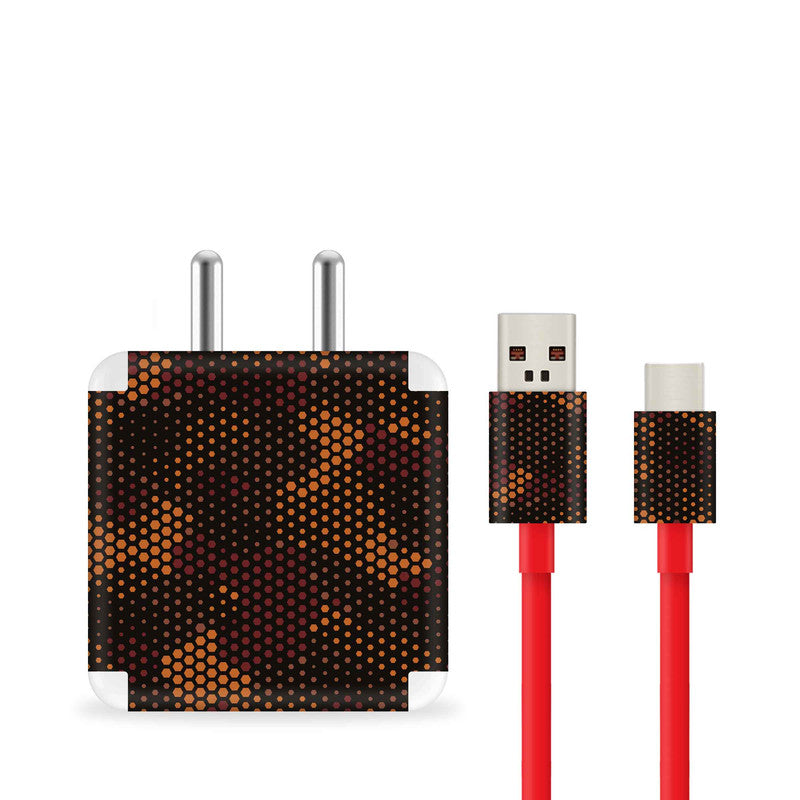 Matrix Design - Brown 1 Charger Skin Secondary image