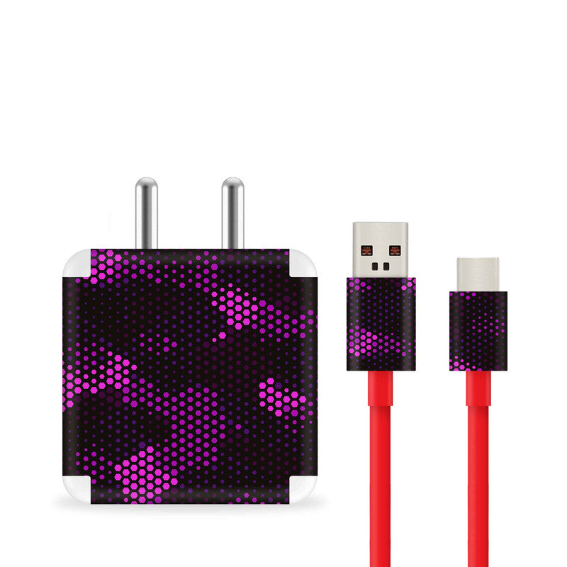 Matrix Design - Pink 1 Charger Skin Secondary image