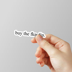 Buy The Dip Laptop Sticker