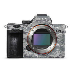 Digi Grey Camo Camera Skins