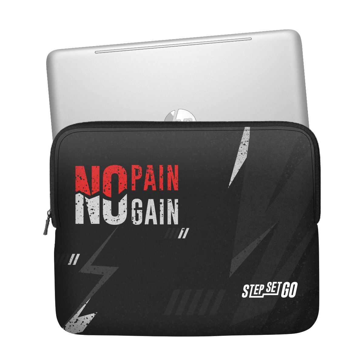 StepSetGo - No Pain No Gain Laptop Sleeve Main image