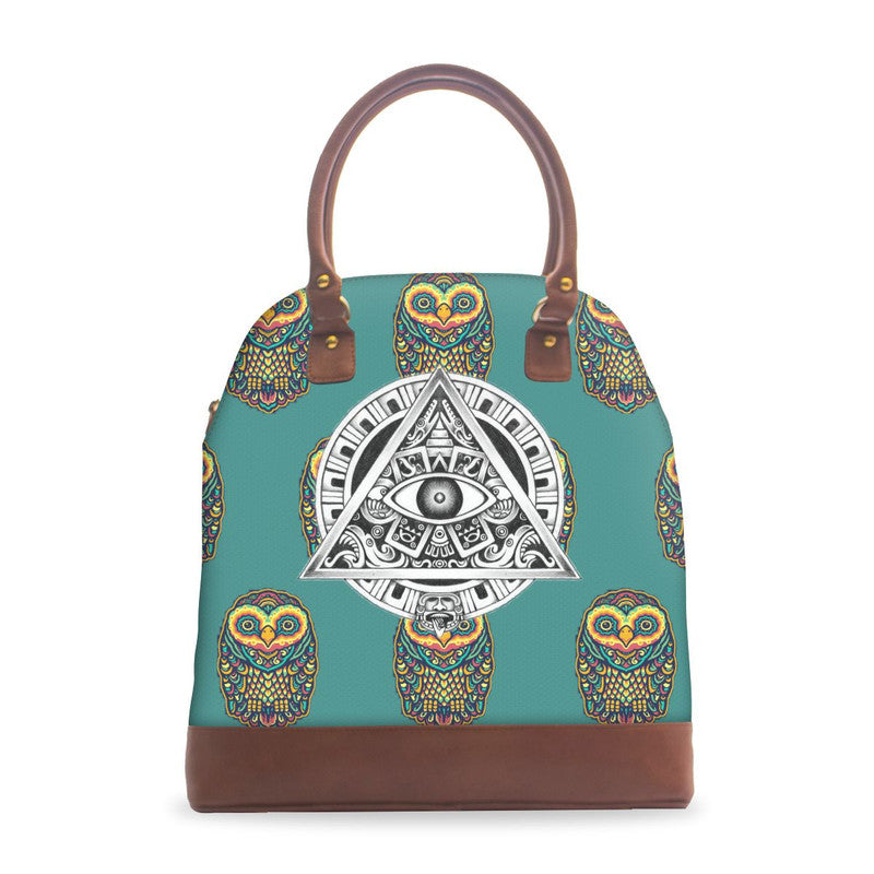 Illuminati Owl 1 Deluxe Tote Bag