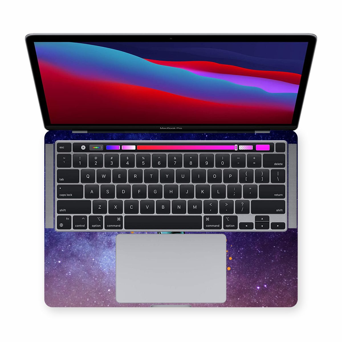 MacBook Saturn and The Astronaut Laptop Skin Secondary image