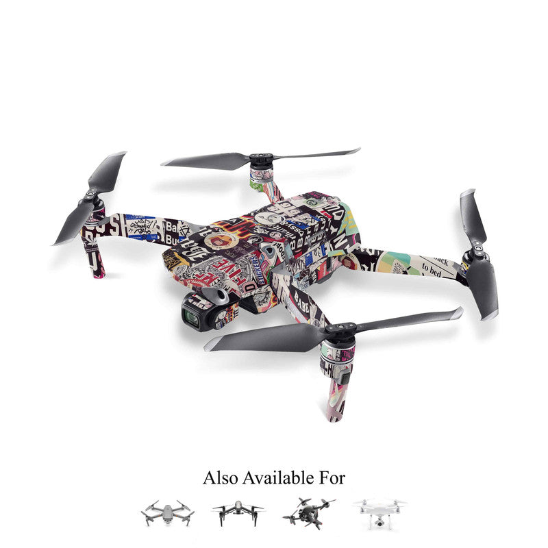 Junkyard Stickers Drone Skin Main image