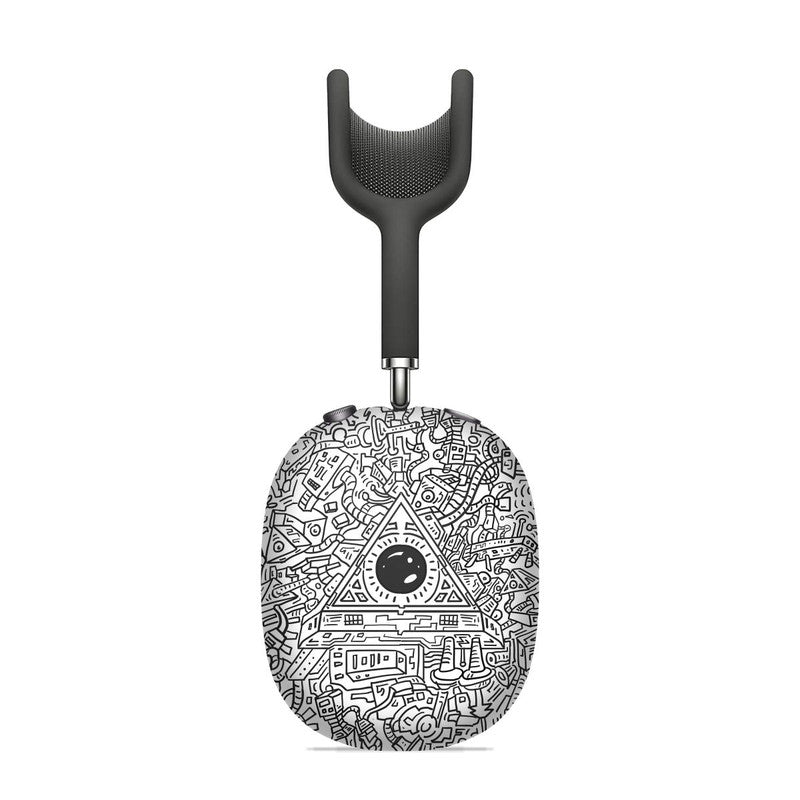 Robotic Doodle Apple AirPods Max Skin Main image
