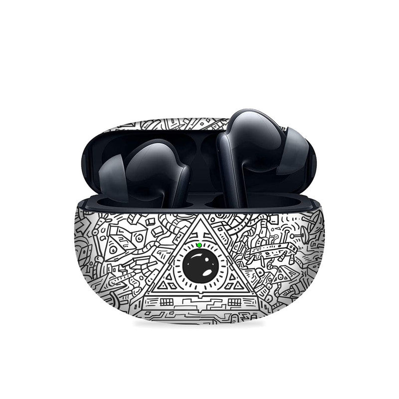 Robotic Doodle Oppo Enco X Skin Main image