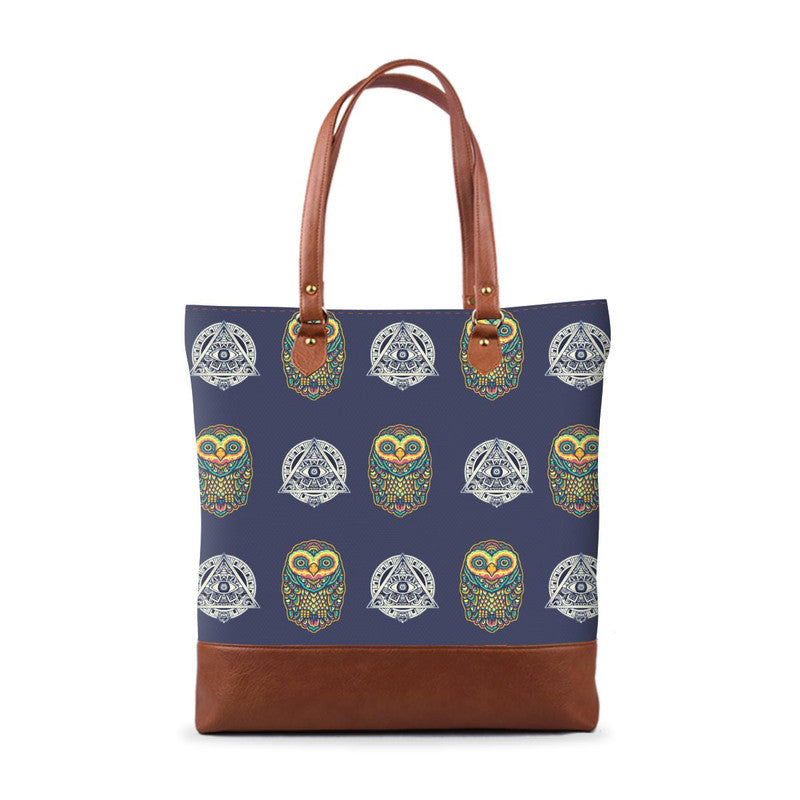 Illuminati Owl 2 Tall Tote Bag Main image