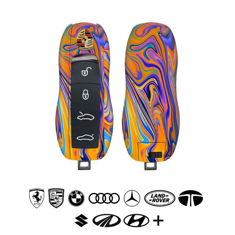 Swirls Car Key Skins Secondary image