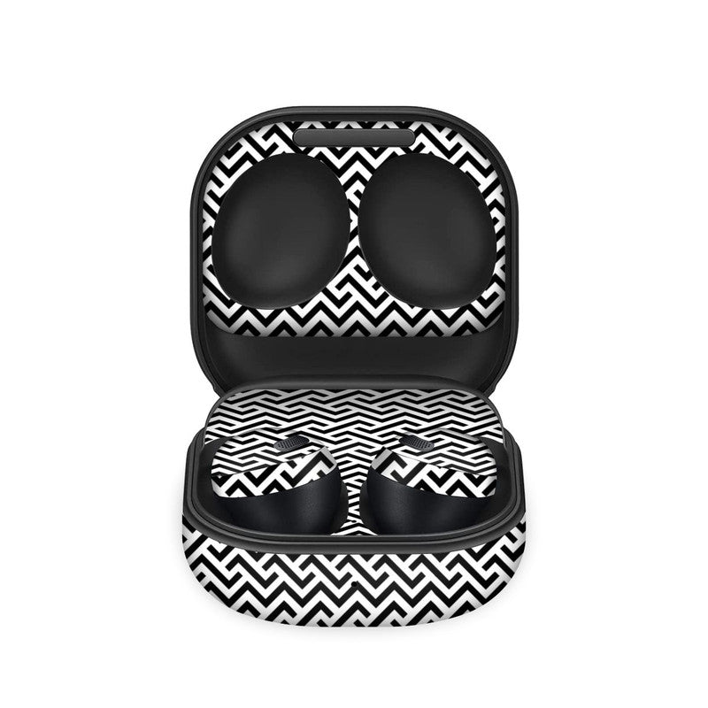 black-and-white-samsung-galaxy-buds-pro-skin Main image