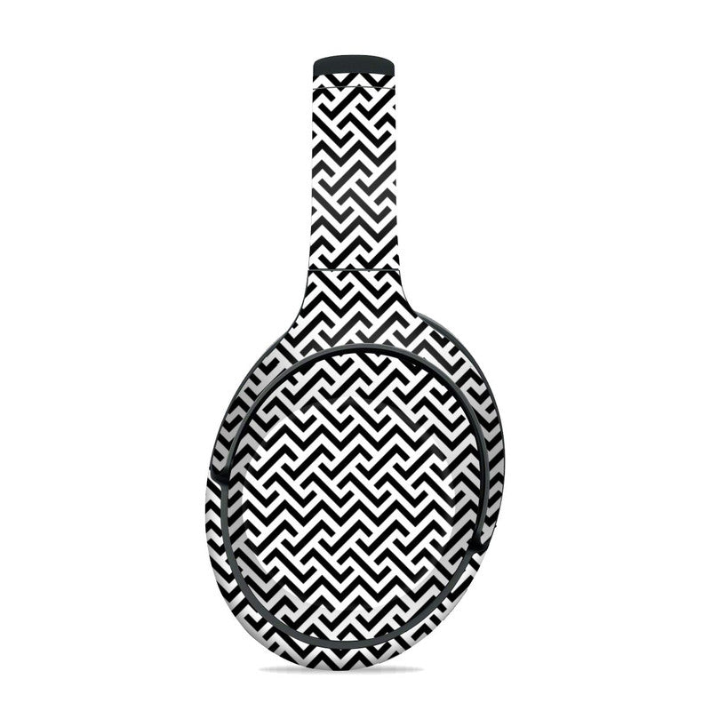 Black And White Sony Headphone Skins Main image