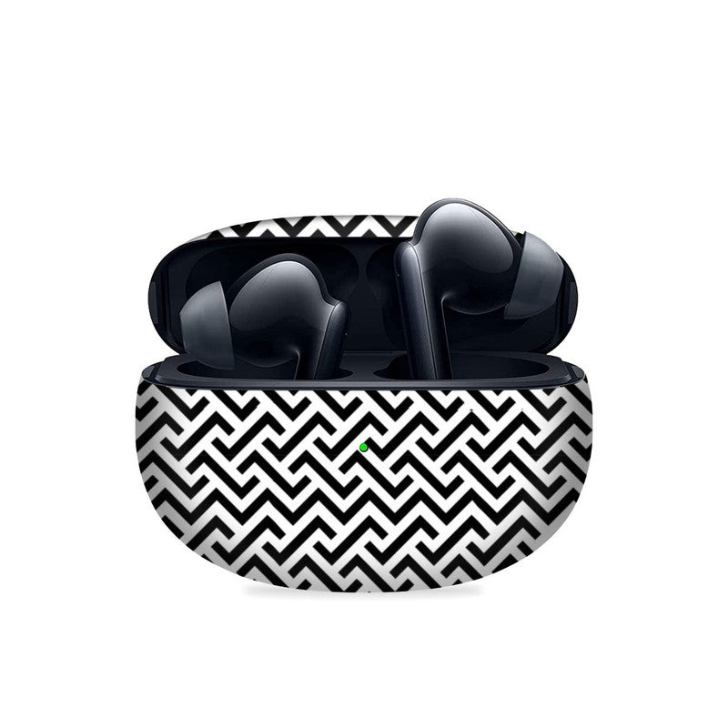 Black And White Oppo Enco X Skin