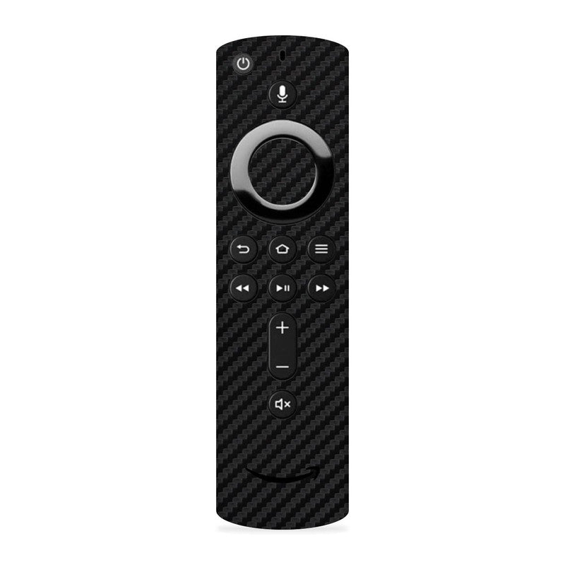 Black Carbon Fire TV Stick Remote Skin Main image