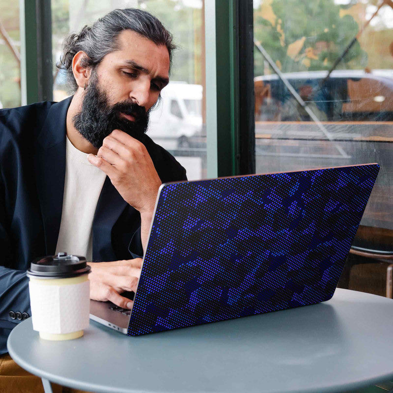 Matrix Design - Blue 1 Laptop Skins Secondary image