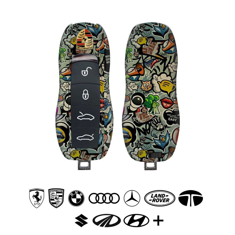 Vocalize Abstract Car Key Skins Secondary image