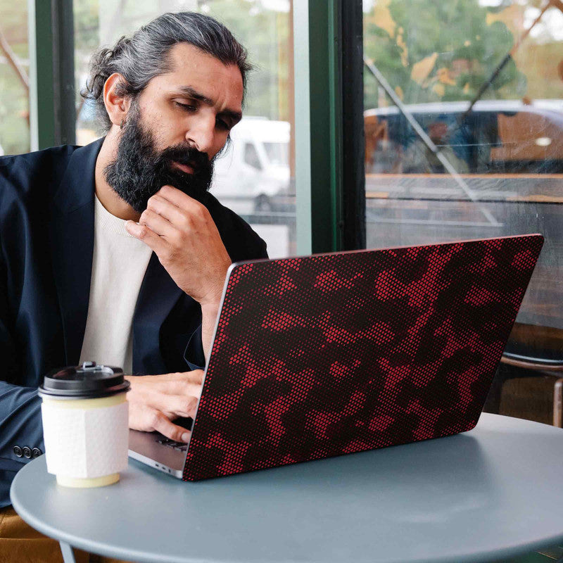 Matrix Design - Red 1 Laptop Skins Secondary image
