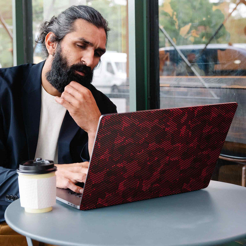 Matrix Design - Red 3 Laptop Skins Secondary image
