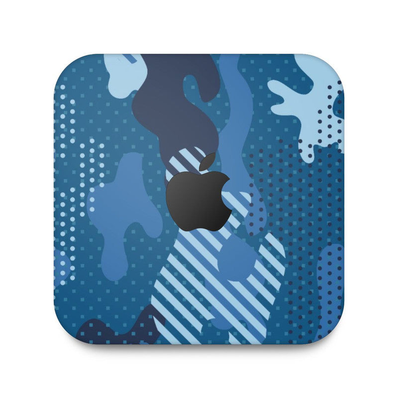 Military Blue Apple Mac Mini Skin Main image
