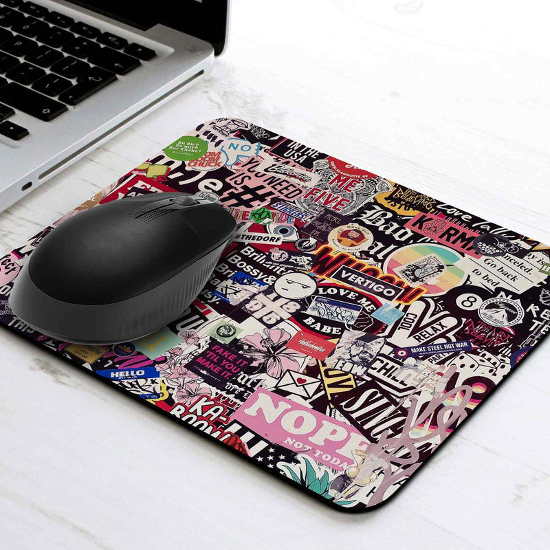 Junkyard Stickers MousePad Main image