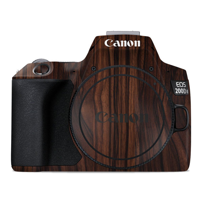 Mohogany Wood Camera Skins Secondary image