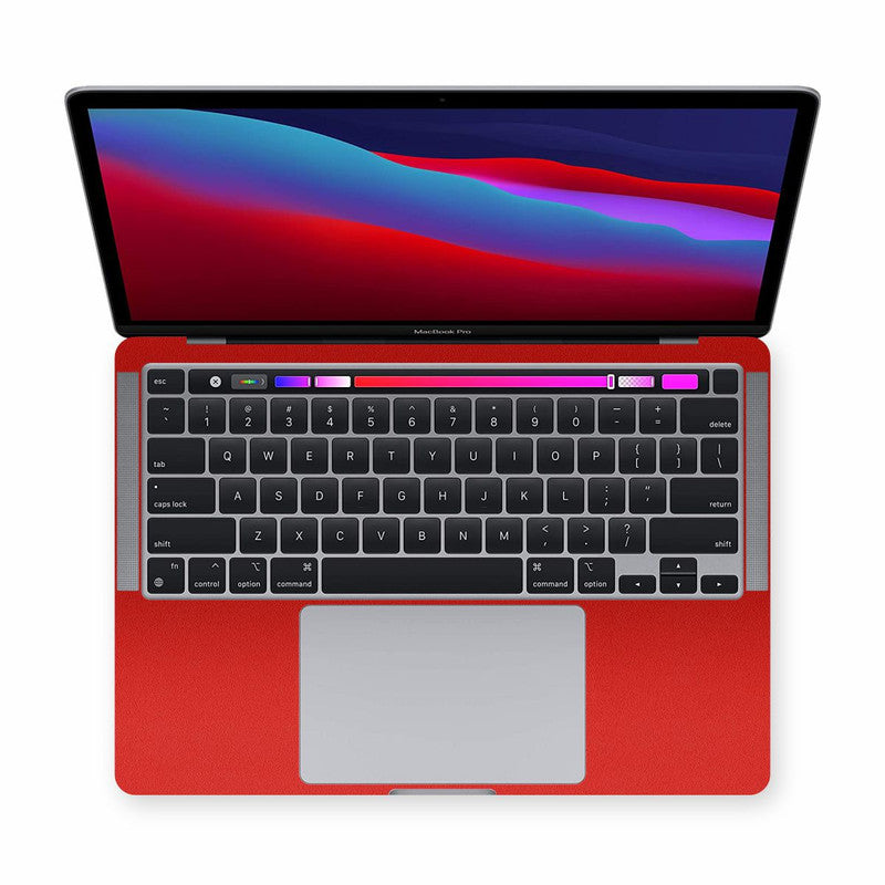 Matte Red MacBook Skins Secondary image