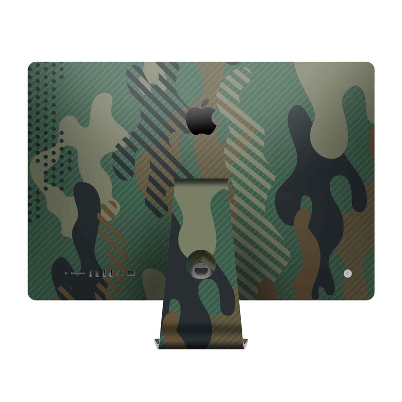 Military Green Skin For Apple iMac Secondary image