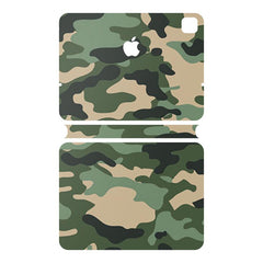 iPad Magic Keyboard Green Camo Skin