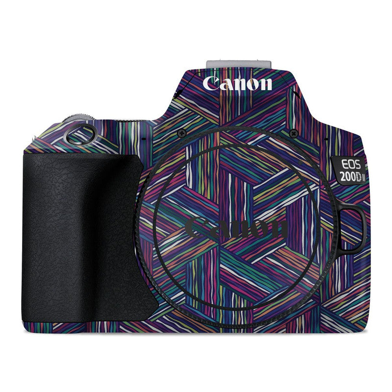 Line Dark Pattern Camera Skins Secondary image