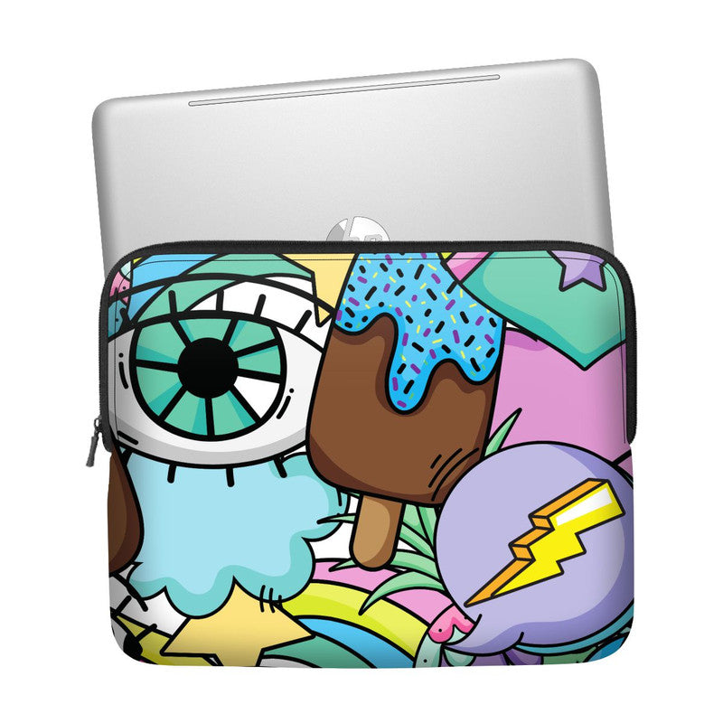 Eyece Cream Laptop Sleeve