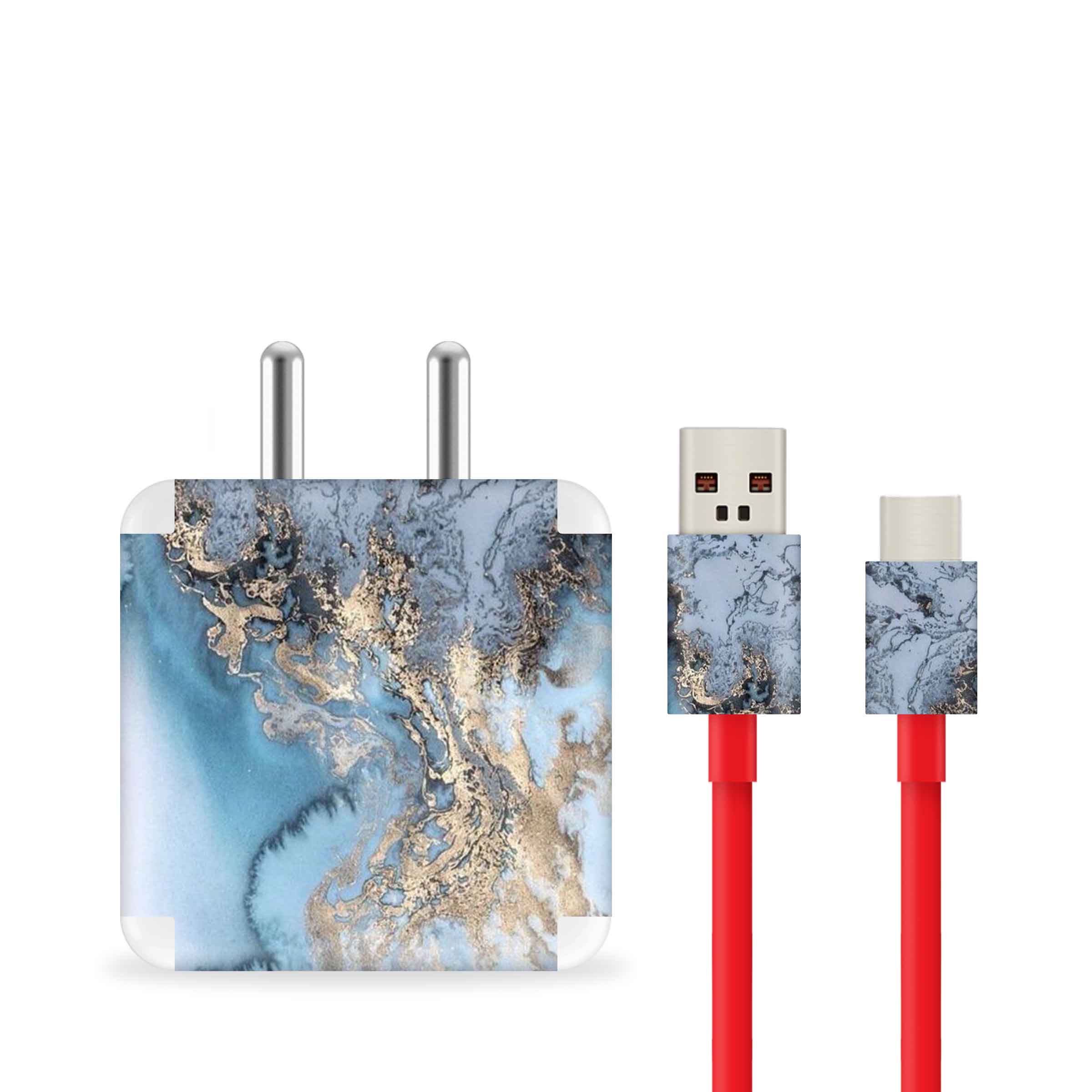 Blue Marble Charger Skin Secondary image