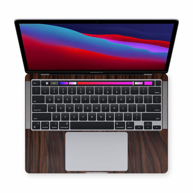 Mahogany Wood MacBook Skins Secondary image