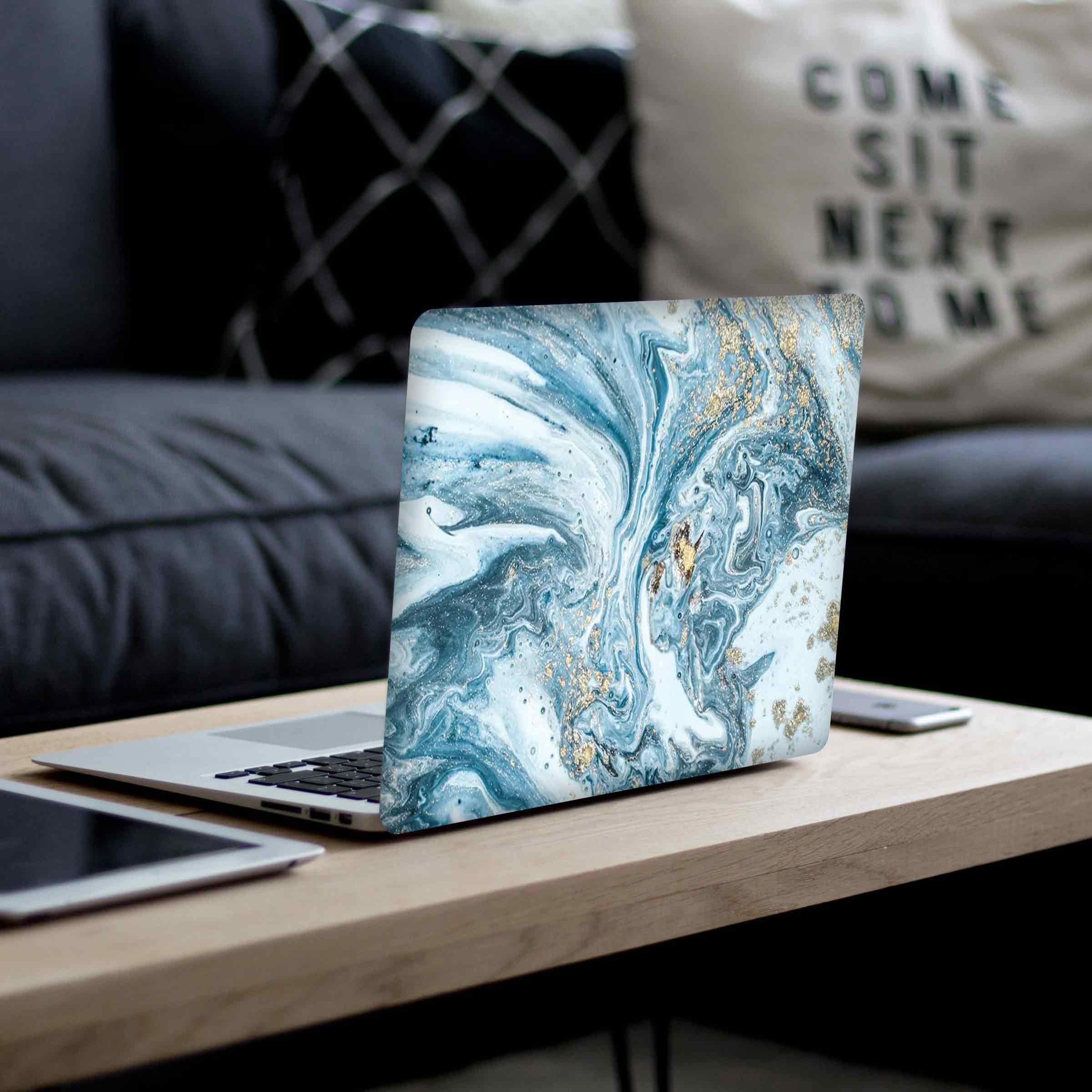 Blue Gold 2  Laptop Skins Secondary image